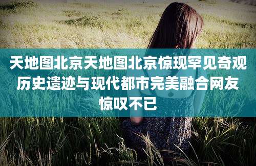 天地图北京天地图北京惊现罕见奇观历史遗迹与现代都市完美融合网友惊叹不已