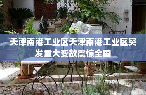 天津南港工业区天津南港工业区突发重大变故震惊全国