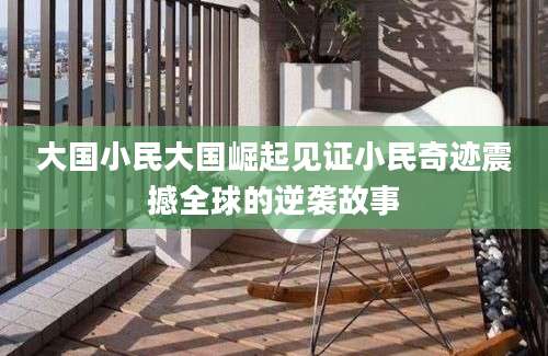 大国小民大国崛起见证小民奇迹震撼全球的逆袭故事