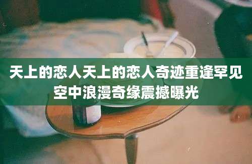 天上的恋人天上的恋人奇迹重逢罕见空中浪漫奇缘震撼曝光