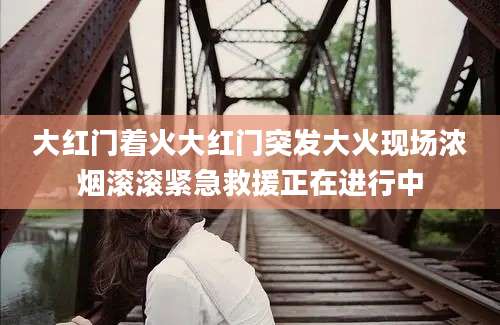 大红门着火大红门突发大火现场浓烟滚滚紧急救援正在进行中