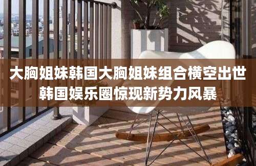 大胸姐妹韩国大胸姐妹组合横空出世韩国娱乐圈惊现新势力风暴