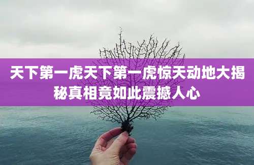 天下第一虎天下第一虎惊天动地大揭秘真相竟如此震撼人心