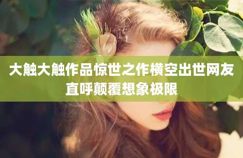 大触大触作品惊世之作横空出世网友直呼颠覆想象极限