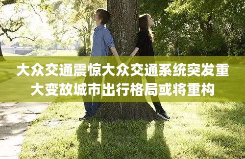 大众交通震惊大众交通系统突发重大变故城市出行格局或将重构