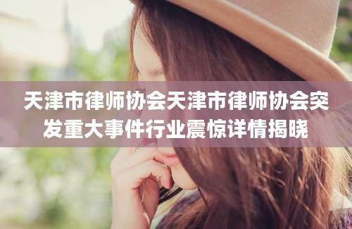 天津市律师协会天津市律师协会突发重大事件行业震惊详情揭晓