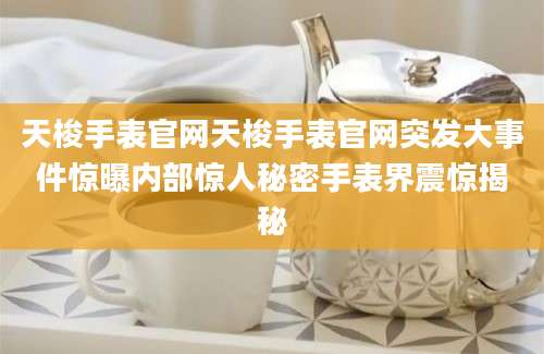 天梭手表官网天梭手表官网突发大事件惊曝内部惊人秘密手表界震惊揭秘