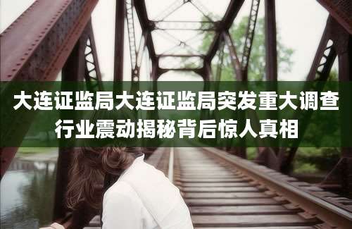 大连证监局大连证监局突发重大调查行业震动揭秘背后惊人真相