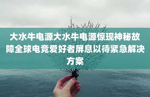 大水牛电源大水牛电源惊现神秘故障全球电竞爱好者屏息以待紧急解决方案